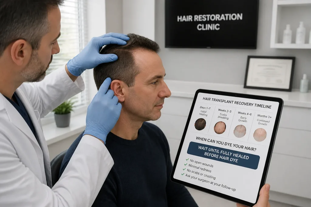 is it possible to dye your hair after a hair transplant surgery 20260915 214215 001