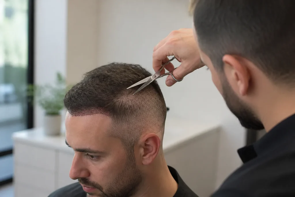 when and how to cut your hair after your hair transplant 20260915 195949 002