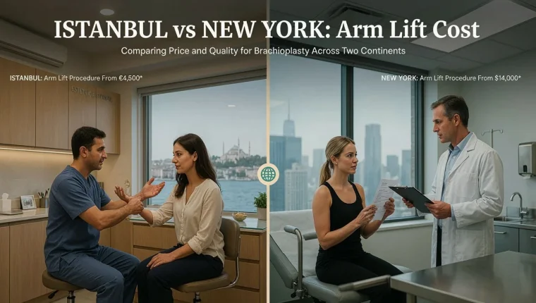 Istanbul vs New York: Arm Lift Cost