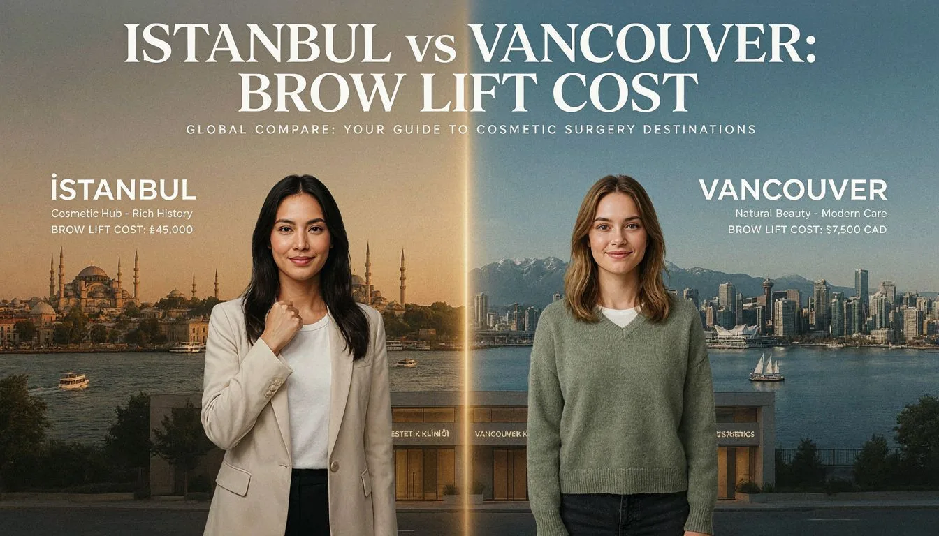 Istanbul vs Vancouver: Brow Lift Cost