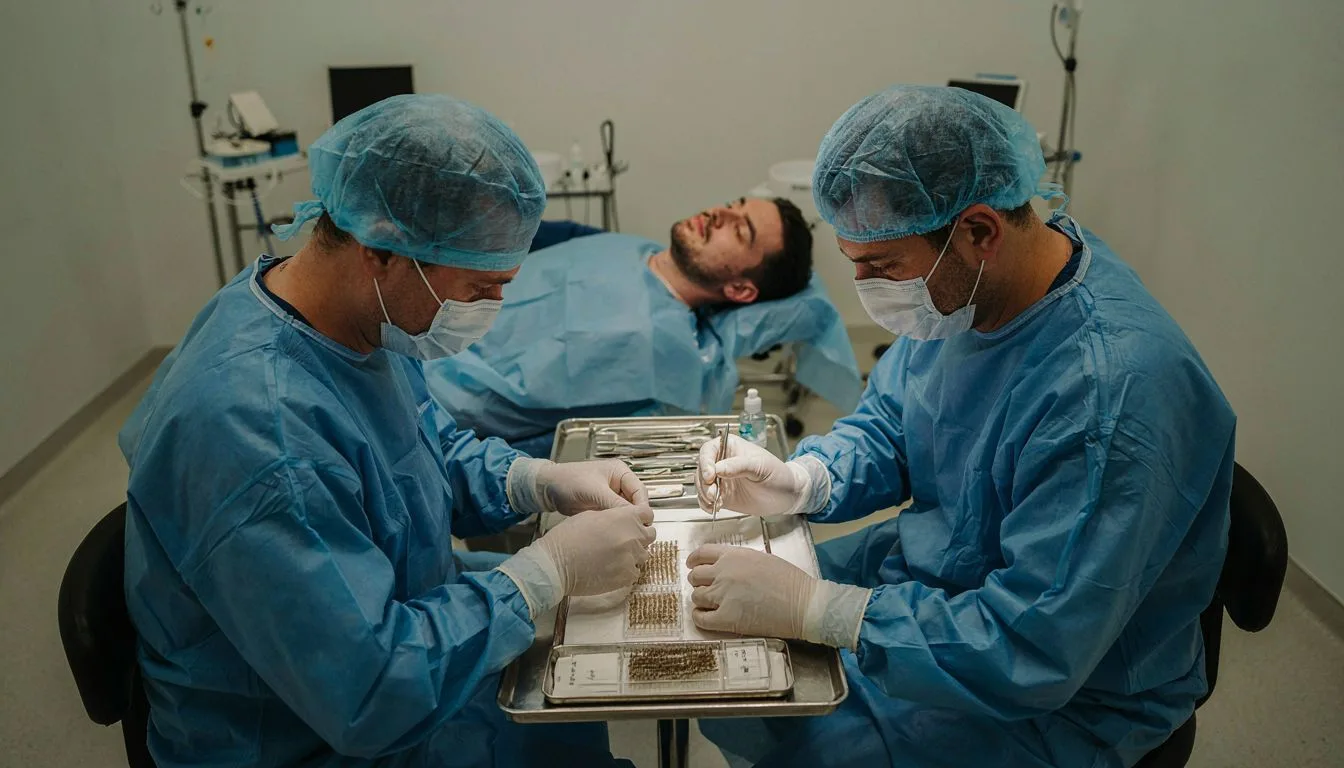 What Happens During the Hair Follicle Extraction and Implantation?
